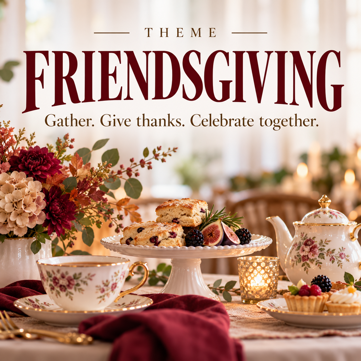 A High Tea with Coconuts & Spice — Friendsgiving